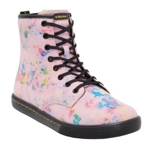 Dr. Martens Sheridan Confetti Suede High-Top Boot US 7 NEW